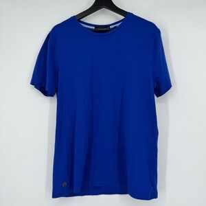 GREYSON Royal Blue Medium Crew Neck Short Sleeve Cotton Blend Stretch T-Shirt
